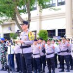 Polda Jambi Melaksanakan Apel Gelar Pasukan Operasi Zebra 2025, Tanda Operasi di Mulai