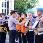 Polda Jambi Gelar Upacara PTDH, Empat Personel Diberhentikan Tidak Dengan Hormat