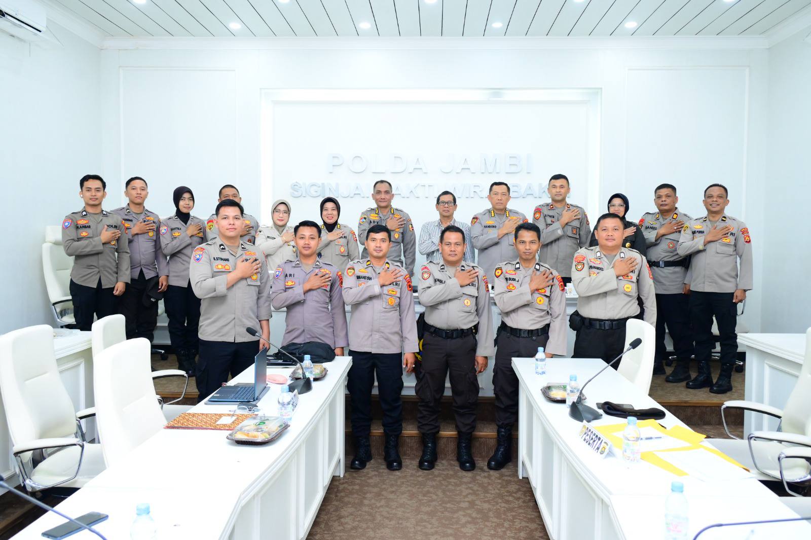 Polda Jambi Terima Kunjungan Tim Puslitbang Polri, Teliti Optimalisasi Almatsus Dalmas dan Ketahanan Pangan