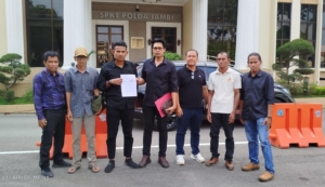 ETH Jambi Laporkan Sejumlah Anggota Polsek Maro Sebo ke Polda Jambi, Minta Penanganan Transparan