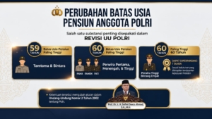 Perubahan Batas Usia Pensiun Anggota Polri dalam Revisi UU Polri