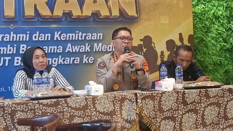 Polda Jambi Gelar Silaturahmi Kemitraan dengan Awak Media Perkuat Sinergi dan Profesionalisme