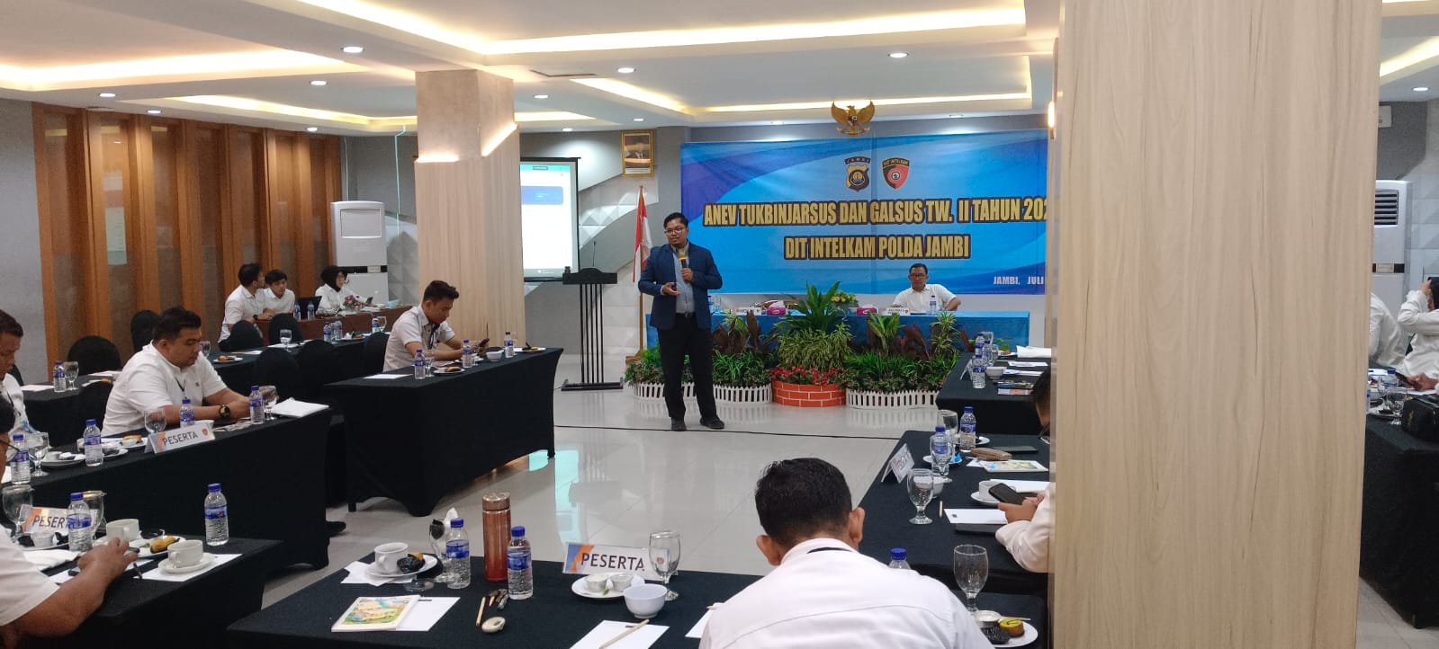 Perkuat Sinergi Akademisi dan Kepolisian, Assoc. Prof. Dr. Ade Oktarino Jadi Narasumber Utama ANEV DITINTELKAM POLDA JAMBI