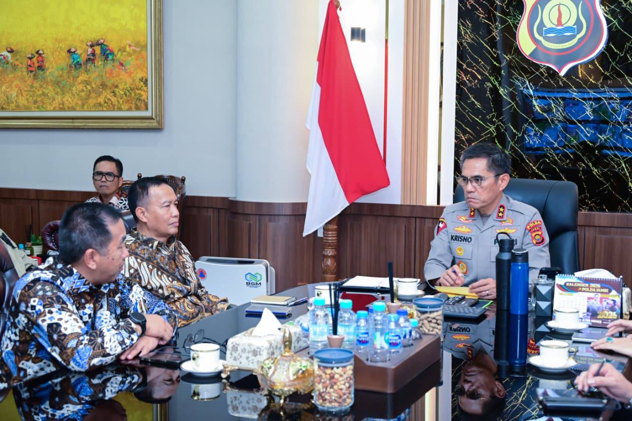 Polda Jambi Terima Audiensi PT Jasa Raharja, Perkuat Sinergi Tingkatkan Keselamatan Lalu Lintas dan Pelayanan Masyarakat