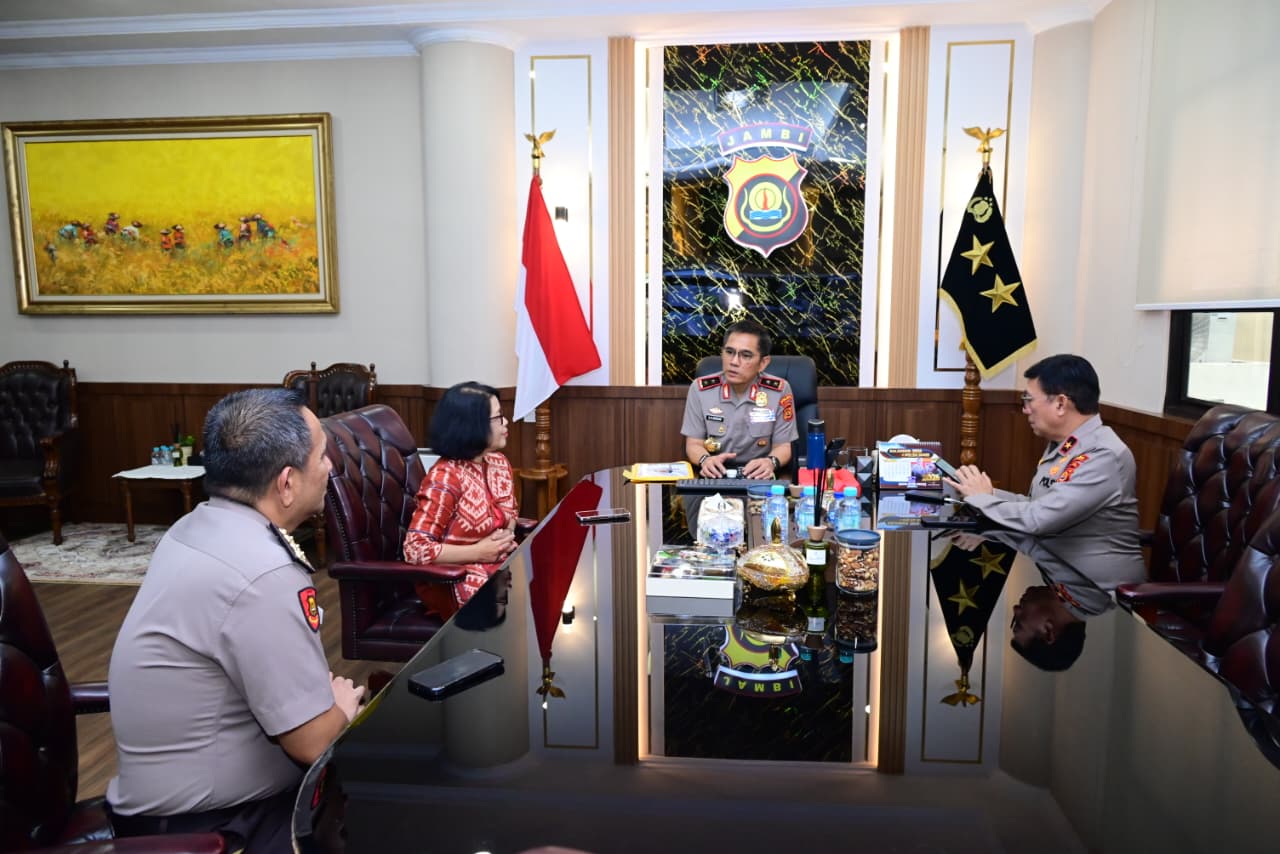 Kapolda Jambi Audiensi dengan Ketua Pengadilan Tinggi, Perkuat Sinergi Penegakan Hukum dan Kamtibmas