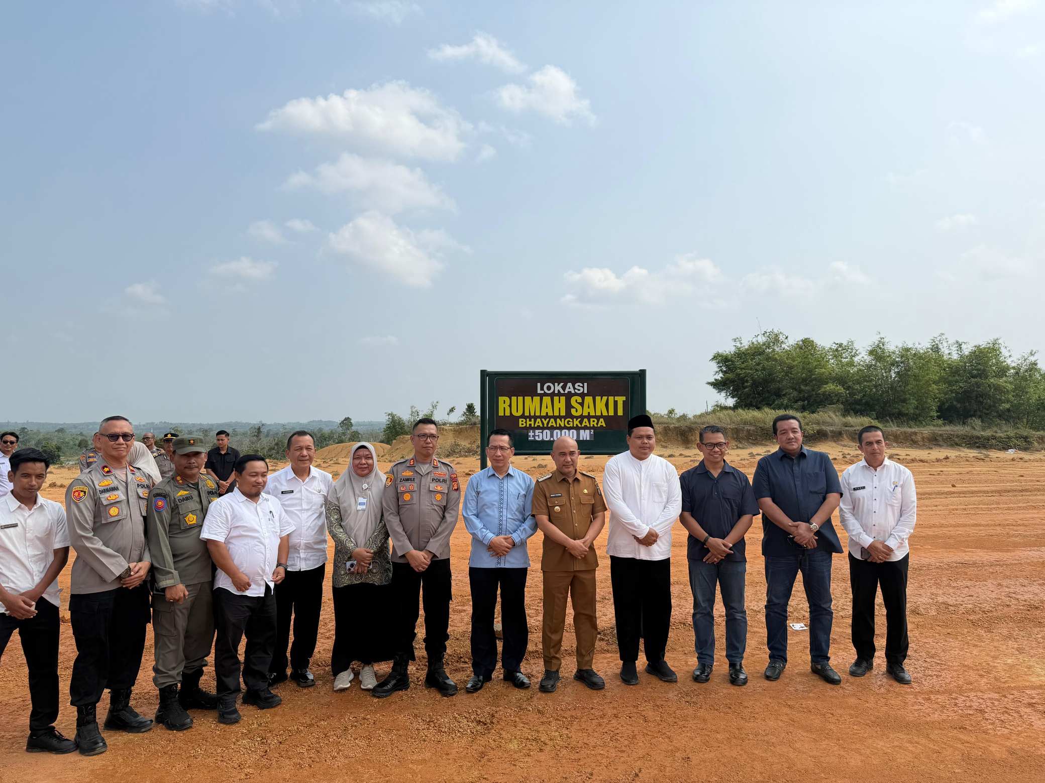 PT KBPC Hibahkan 5 Hektare Tanah untuk Pembangunan Rumah Sakit Bhayangkara di Kab. Bungo