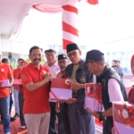 Wakapolda Jambi ikuti Pemasangan 1.000 Bendera Merah Putih Sambut HUT ke-81 Kemerdekaan RI