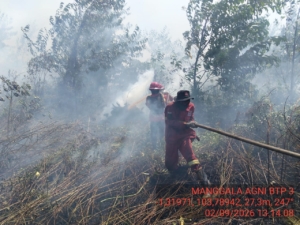 Enam Hari Berjibaku, Karhutla HLG Londerang Tuntas, Luasan Sementara Capai 86 Hektare