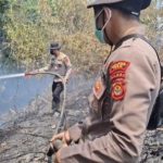Polres Tebo Bersama TNI dan Instansi Terkait Tangani Karhutla di Sejumlah Wilayah