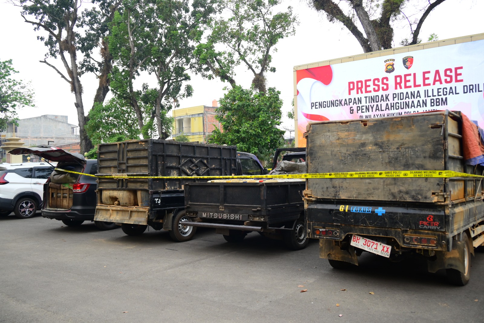 Polda Jambi Ungkap 6 Perkara Penyalahgunaan Minyak dan BBM, 22.800 Liter Diamankan