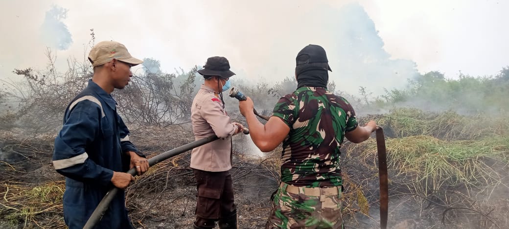 Tim Gabungan Padamkan Karhutla di Kumpeh Ulu, 10 Hektare Lahan Berhasil Dipadamkan