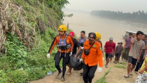 TIM SAR Gabungan Temukan Korban Tenggelam di Sungai Batanghari Tebo dalam Kondisi Meninggal Dunia