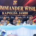 Kapolda Jambi Sampaikan Commander Wish, Tekankan Pelayanan Publik dan Penegakan Hukum Berkeadilan